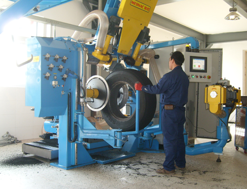 3輪胎大打磨工序